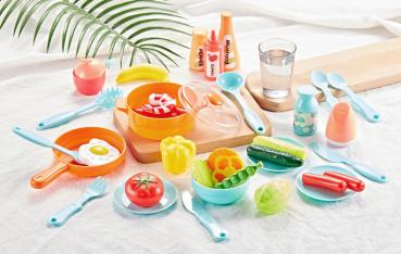 360Home Kinderspielhaus-Simulation Küchenspielzeug Spielzeug Kinderspielzeug Küche Spielküche Rosa 889-168